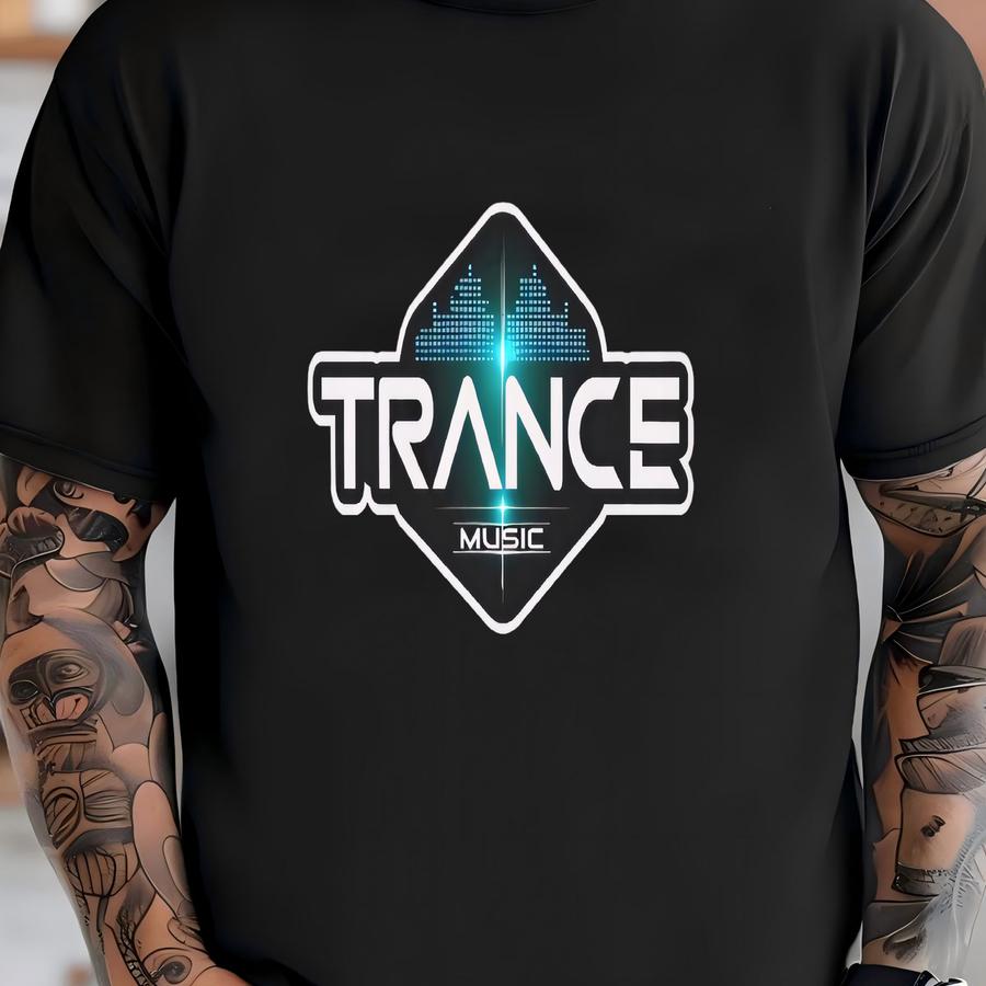 Trance Music Lover Tee - Unisex Adult Hoodie Minimalist Edm Style - Jungle Electronic Dance - Rave House Dupstep Db T-shirt