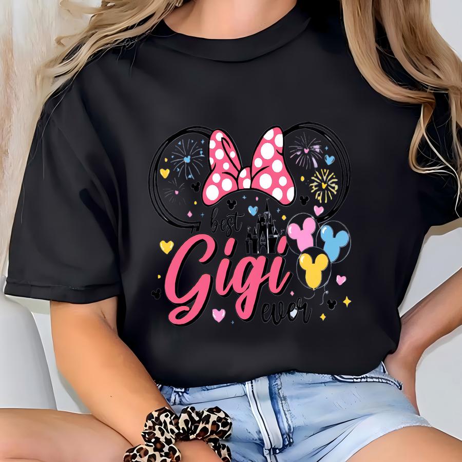 Best Gigi Ever Shirt, Best Gigi Ever Shirt,mouse Gigi Shirt,mothers Day Shirt, Pregnancy Announcement Grandma,best Grandma Sweatshirt T-shirt