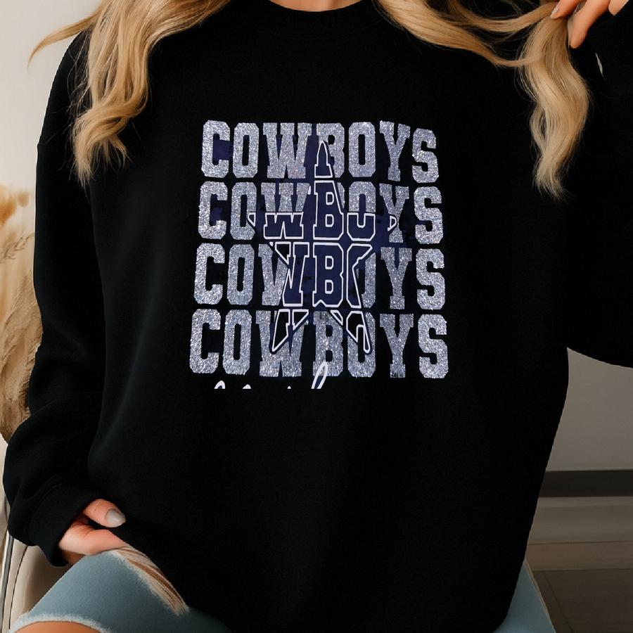 Cowboys Unisex Bella Canvas Shirt: Game Day Apparel Sweatshirt