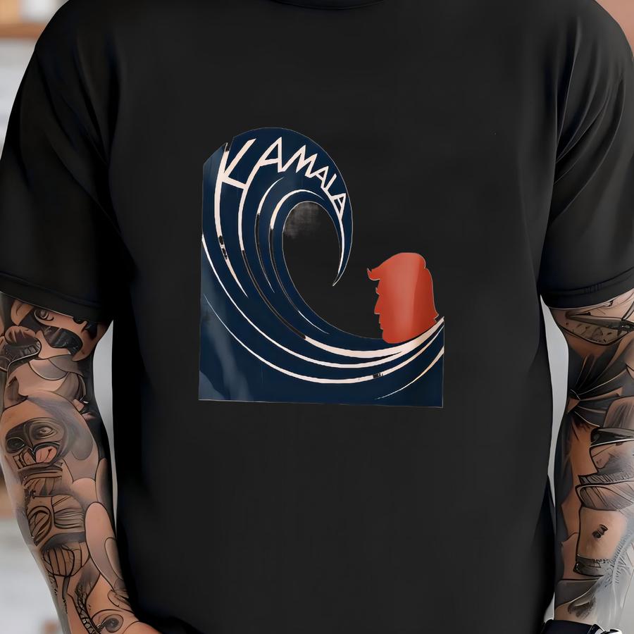 Blue Wave Kamala Sweatshirt And Hoodie, Political Support Hoodie, Vote Harris Shirt T-shirt