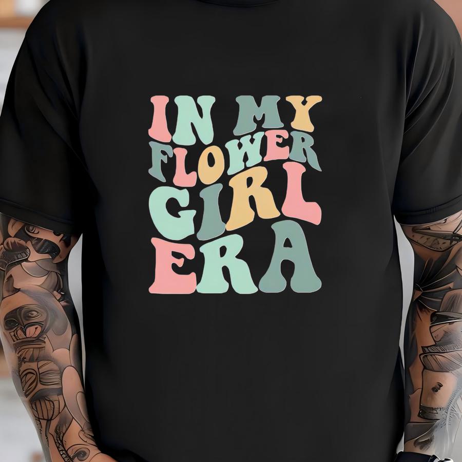 In My Flower Girl Era Baby ® - Cute Bridal Party Baby ® - Wedding Party Bodysuit T-shirt