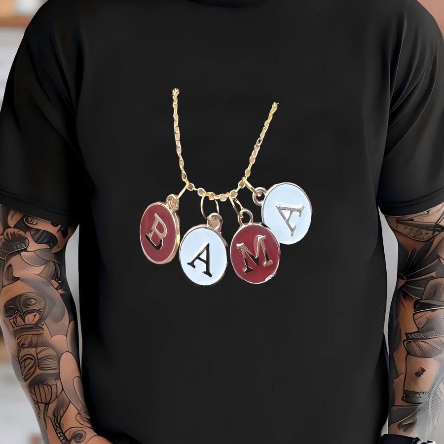Bama University Of Enamel Charm Necklace T-shirt