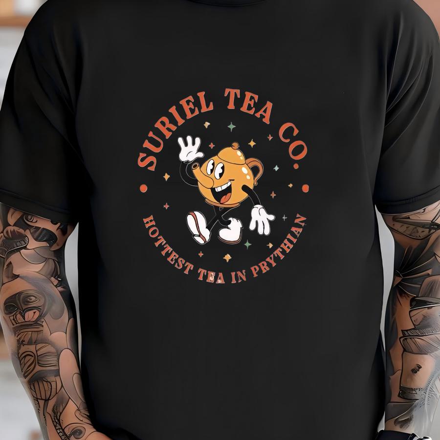 Suriel Tea Co Shirt, A Court Of Thorns And Roses Shirt, Acotar Velaris Shirt, The Night Court Shirt, City Of Starlight, Bookish Tee T-shirt