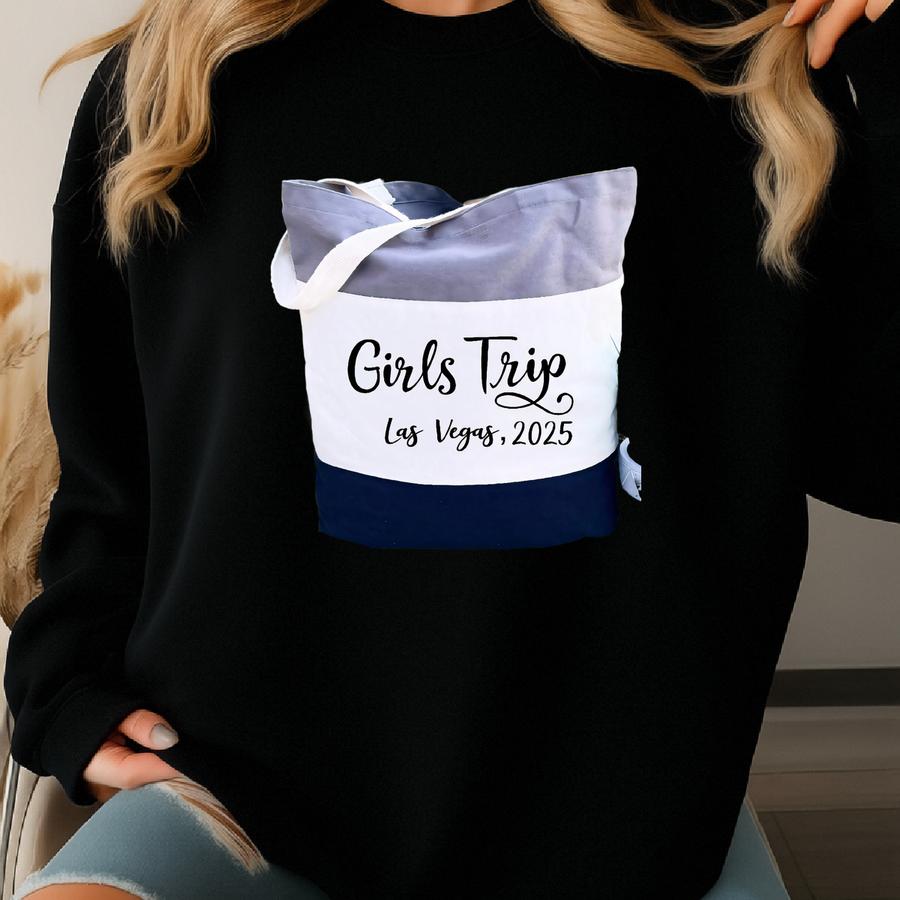 Girls Trip Las Vegas Tee, Girls Trip Gifts, Girls Weekend Gift, Personalized Tee For Girls Trip, Girls Trip Gifts Ideas, Party Sweatshirt