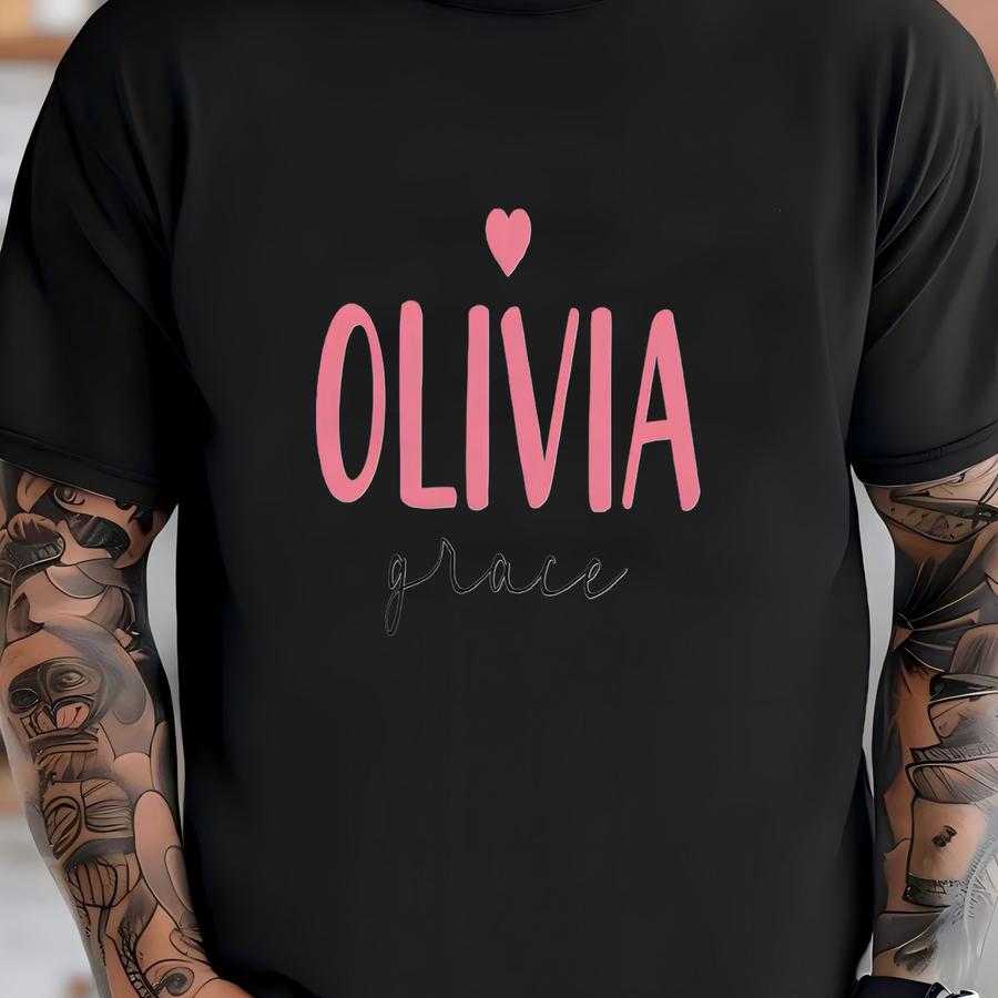 Custom Name Baby Romper, Baby Romper Sweatshirt, Personalized Baby Clothes, Newborn Outfits Baby Girl, Birthday Baby Gift, Baby Announcement T-shirt