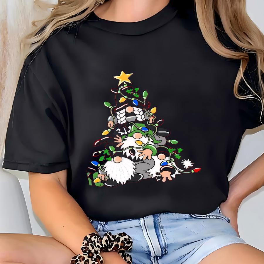 Christmas Gnomes Shirt, Christmas Tree Shirt, Christmas Lights Shirt, Christmas Gift, Family Christmas Shirt, Christmas Party, Holiday Shirt T-shirt