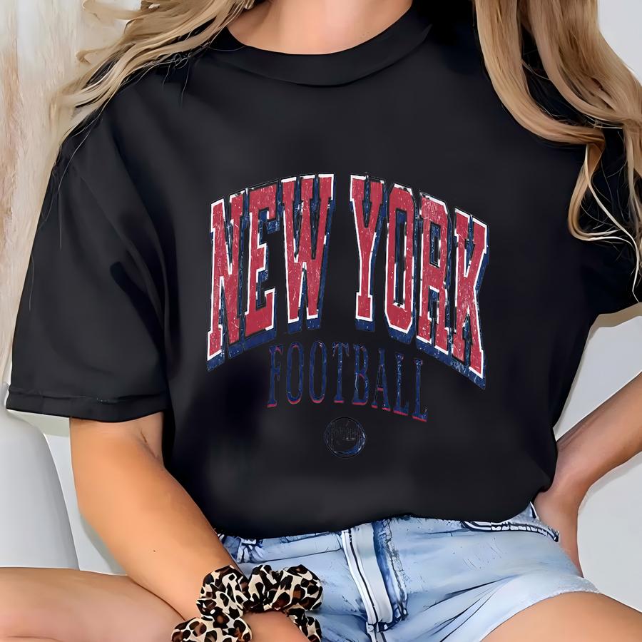 Vintage New York Football Sweatshirt | Sunday Football Crewneck | New York Fan Shirt | Ny Football Hoodie | New York Football Jersey T-shirt