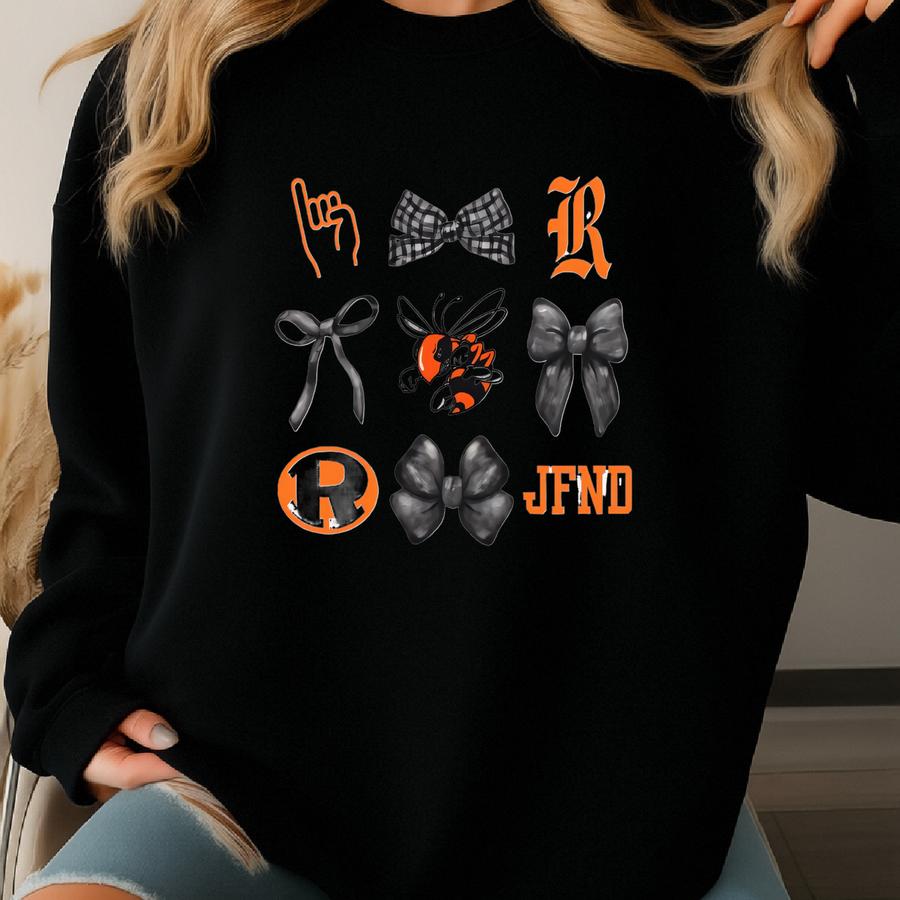 Youth Rockwall Faves And Bows Comfrot Colors T Sweatshirt