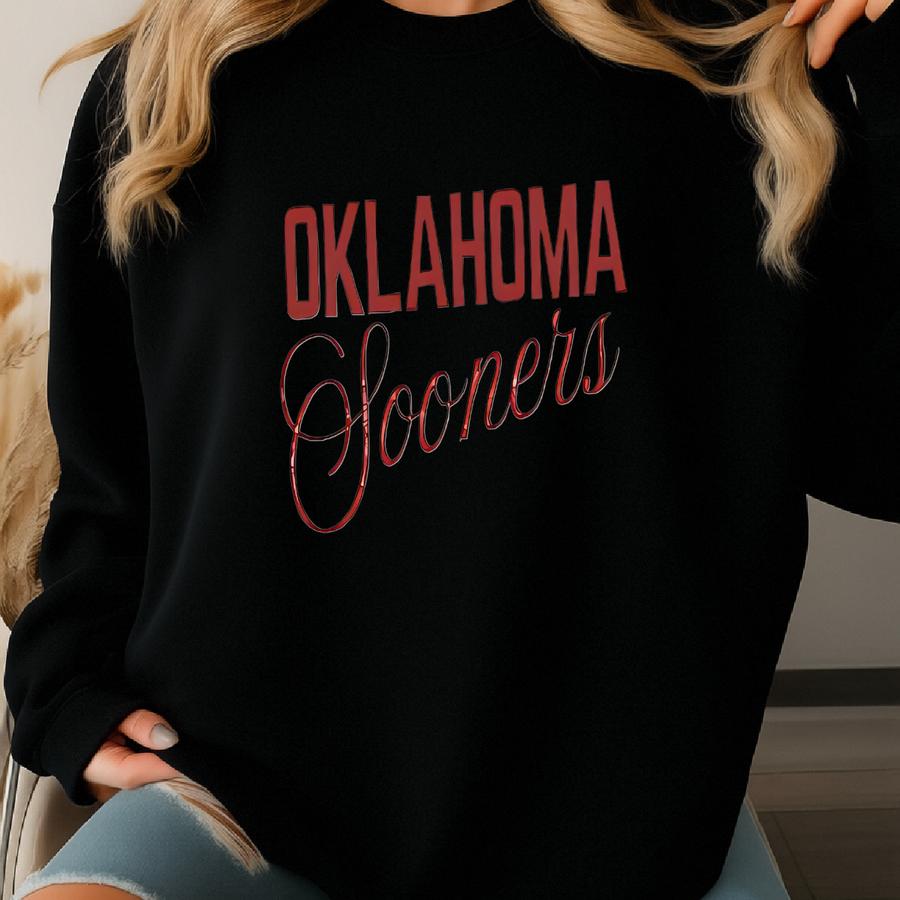 Oklahoma Sooners Adult Hoodie Bella Canvas Sweatshirt