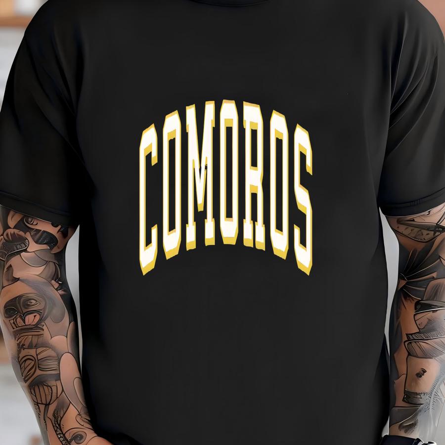 Comoros Tee, Comoros Africa, Comoros Souvenir, Comoros East Africa T-shirt