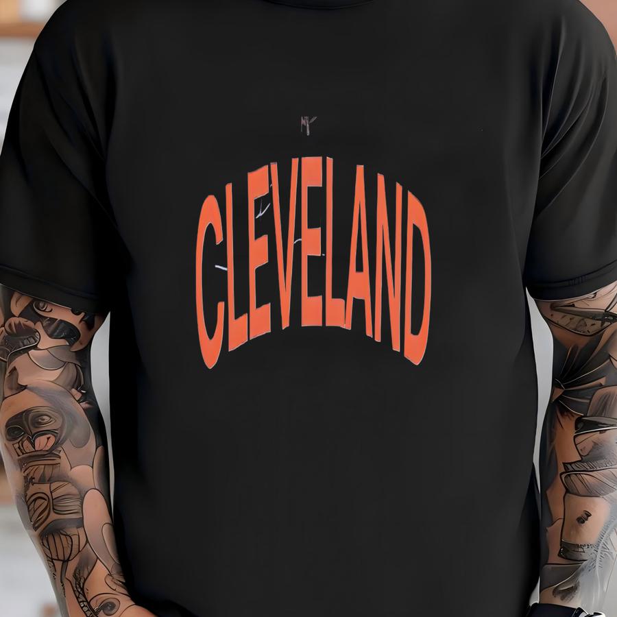 Cleveland Baby Tee, Y2k Baby Tee, 2000s Aesthetic, Cleveland Shirt, Cute Cleveland, The Land Shirt, 90s Baby Tee, Minimalist Tee T-shirt