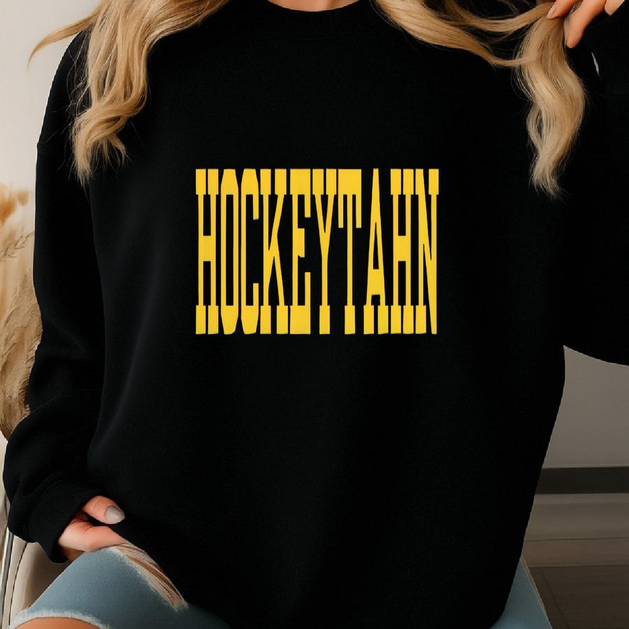 Pittsburgh Hockey Crewneck Sweatshirt Hockeytahn Hockeytown Sweatshirt