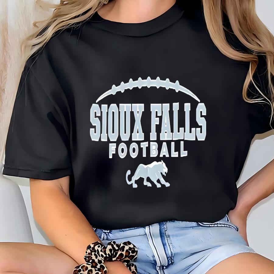 Vintage Fruit Of The Loom Faded University Of Sioux Falls Cougars Shirt Size Large T-shirt