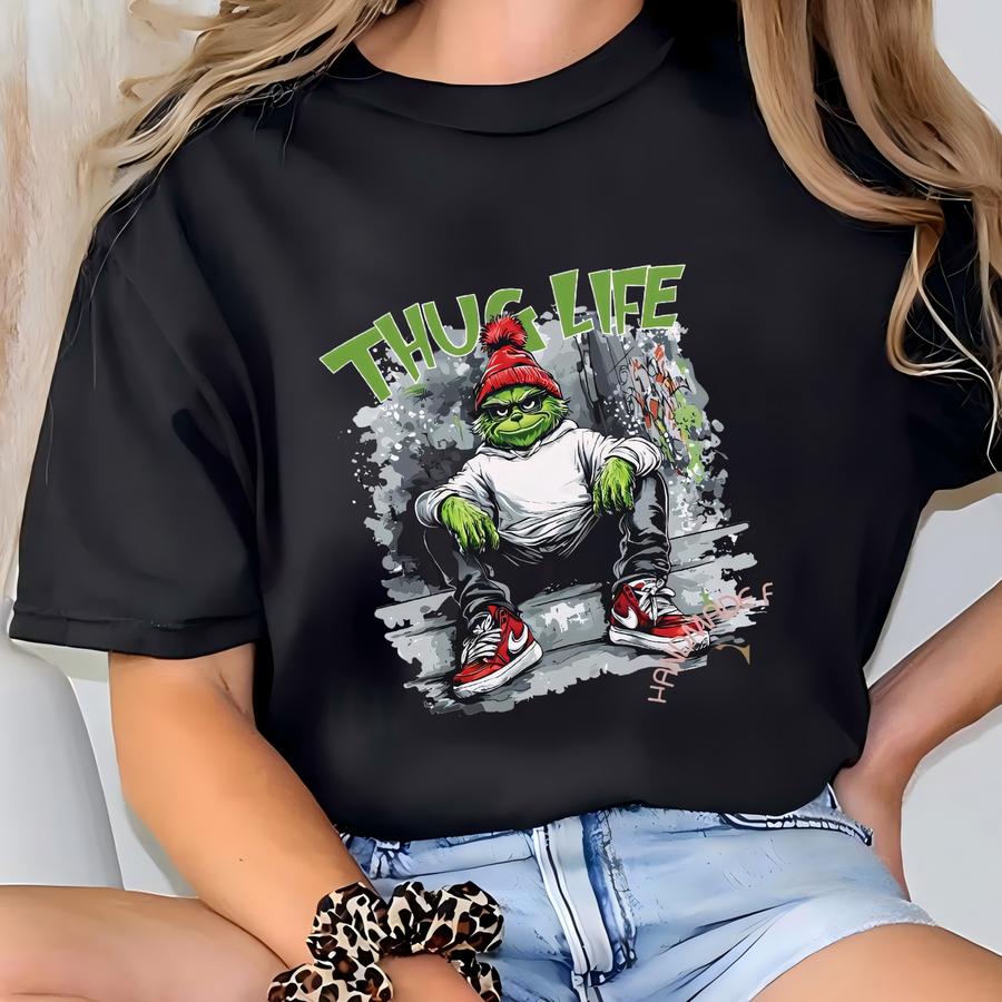 Thug Life Christmas Sweatshirt, Christmas Season, Unisex Sweater, Thug Life, Merry Christmas Gifts, Christmas Gift For Him T-shirt