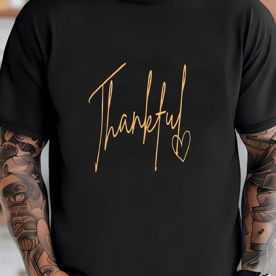 Thankful Unisex Sweatshirt; Thanksgiving Thankful Womens Sweatshirt T-shirt