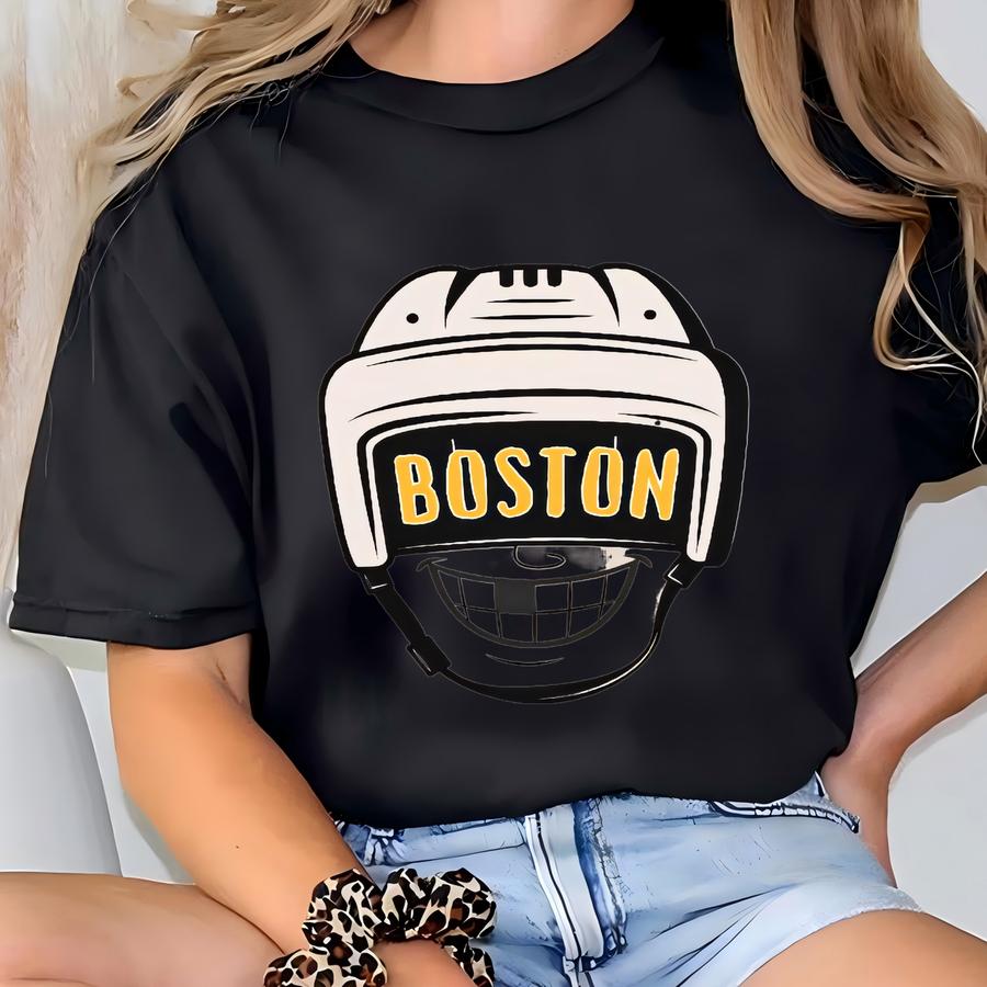 Boston Hockey Shirt, Bruin Hockey Gameday Shirt, Boston Hockey Apparel, Bruin Sports Apparel, Retro Bruin Hockey Gift, Bruin Hockey Fan Gift T-shirt