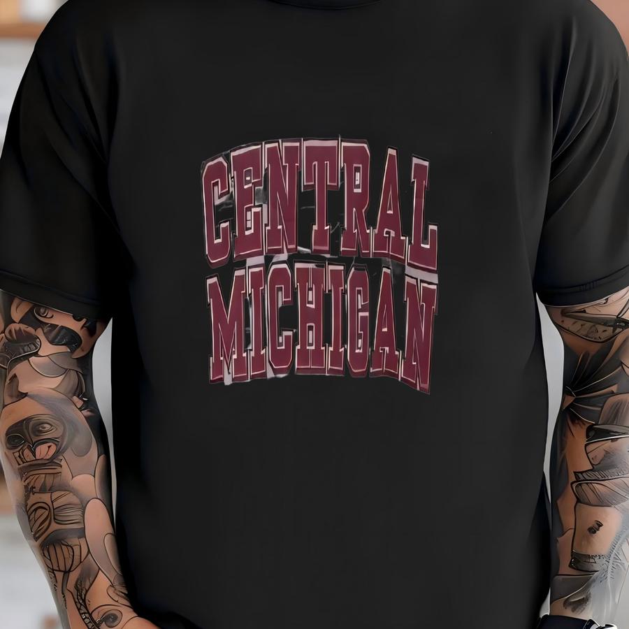 90s Central Michigan University Sweatshirt , Vintage Mv Sport Sweater , Central Michigan Chippewas Football , Cmu Jumper , Large T-shirt