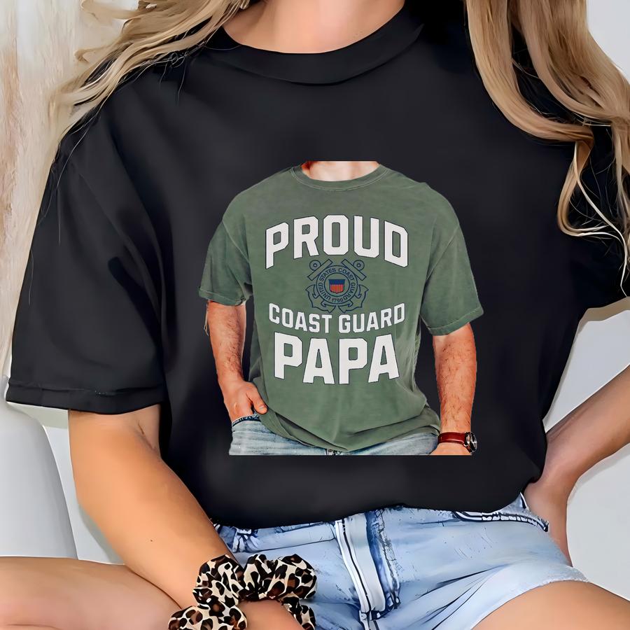 Guard Papa Shirt, Proud Guard Papa Shirt, Guard Papa Gift, Guard Graduation Gift For Papa, Guard Family Shirt T-shirt