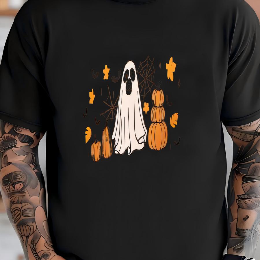 Happy Howl-o-ween: Puppy Pumpkins Crewneck Sweatshirt T-shirt