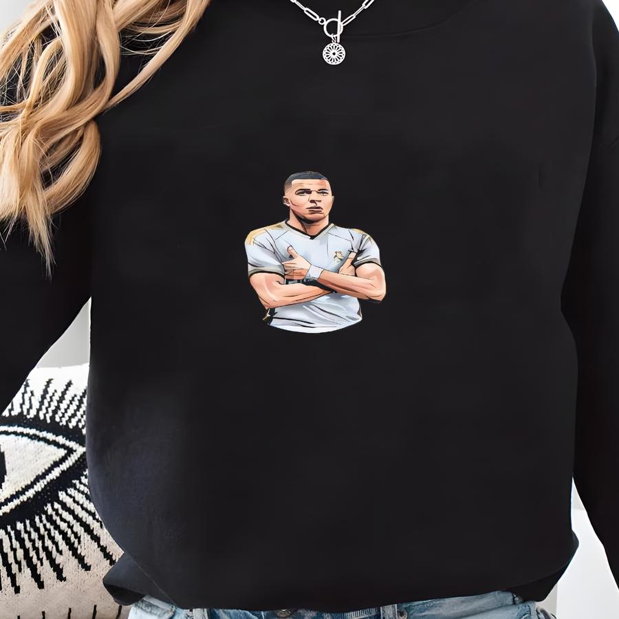 Kylian Mbappé Real Madrid Soccer Youth Adult Unisex T-shirt Sweatshirt Kylian Mbappé Real Madrid Soccer Youth Adult Unisex T-shirt Sweatshirt