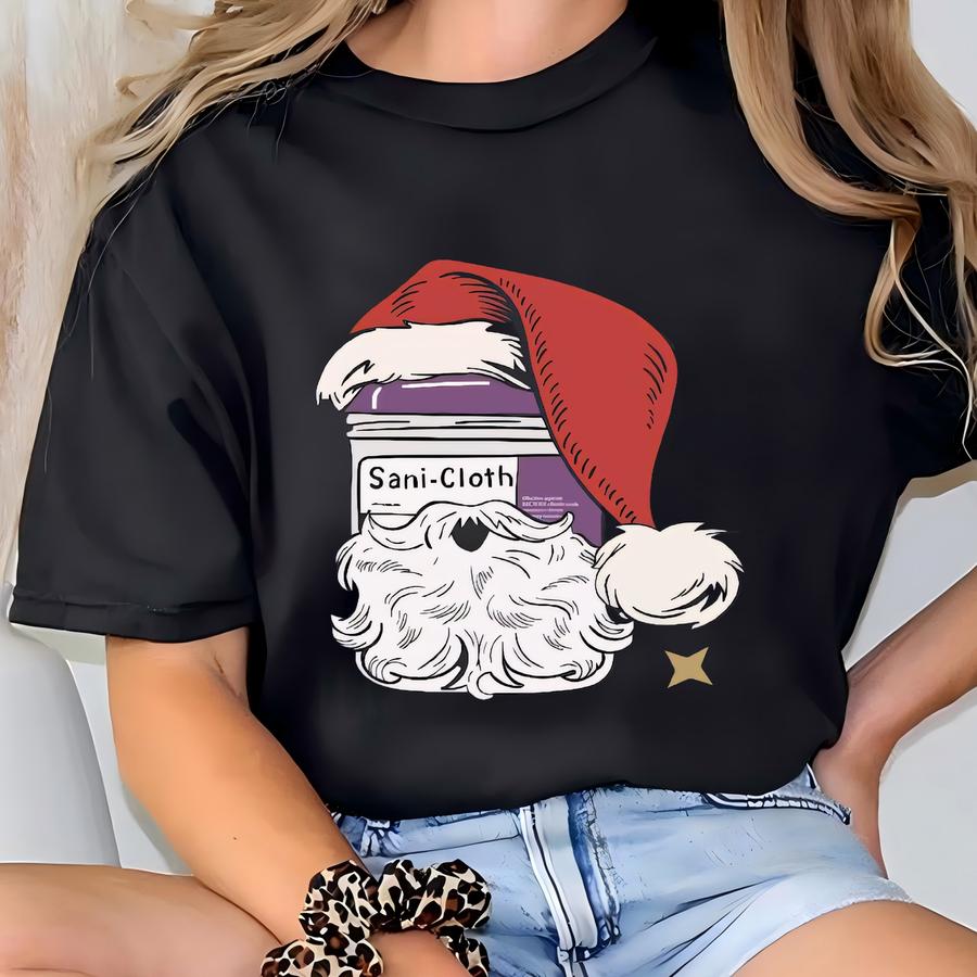 Funny Nurse Christmas Sweatshirt, Nurse Rn Aid Tech Medical Assistant Hoodie, Lpn Holiday Gift, Nurse Christmas Shirt, Xmas Nurse Shirt T-shirt