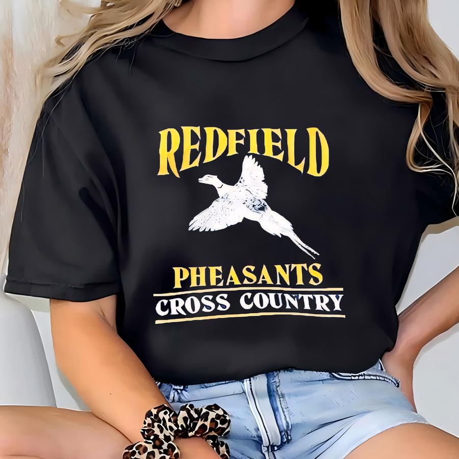Vintage Russell Athletic Redfield Pheasants Cross Country Windbreaker Pullover Size Large T-shirt
