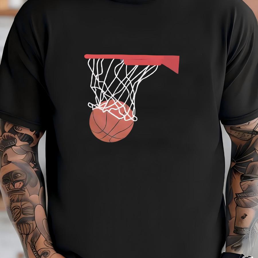 Bang! Basketball Youth Short Sve Hoodie; Boys Basketball Shirt T-shirt