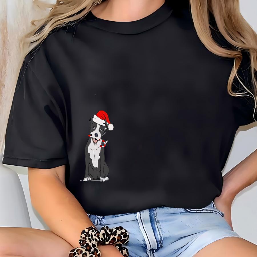 Pitbull Christmas Sweatshirt,dog Mom Christmas Sweatshirt, Pitball Mama Shirt,gift For Pitbull Lover,pitbull Dog Owner Gift, Xmas Sweatshirt T-shirt