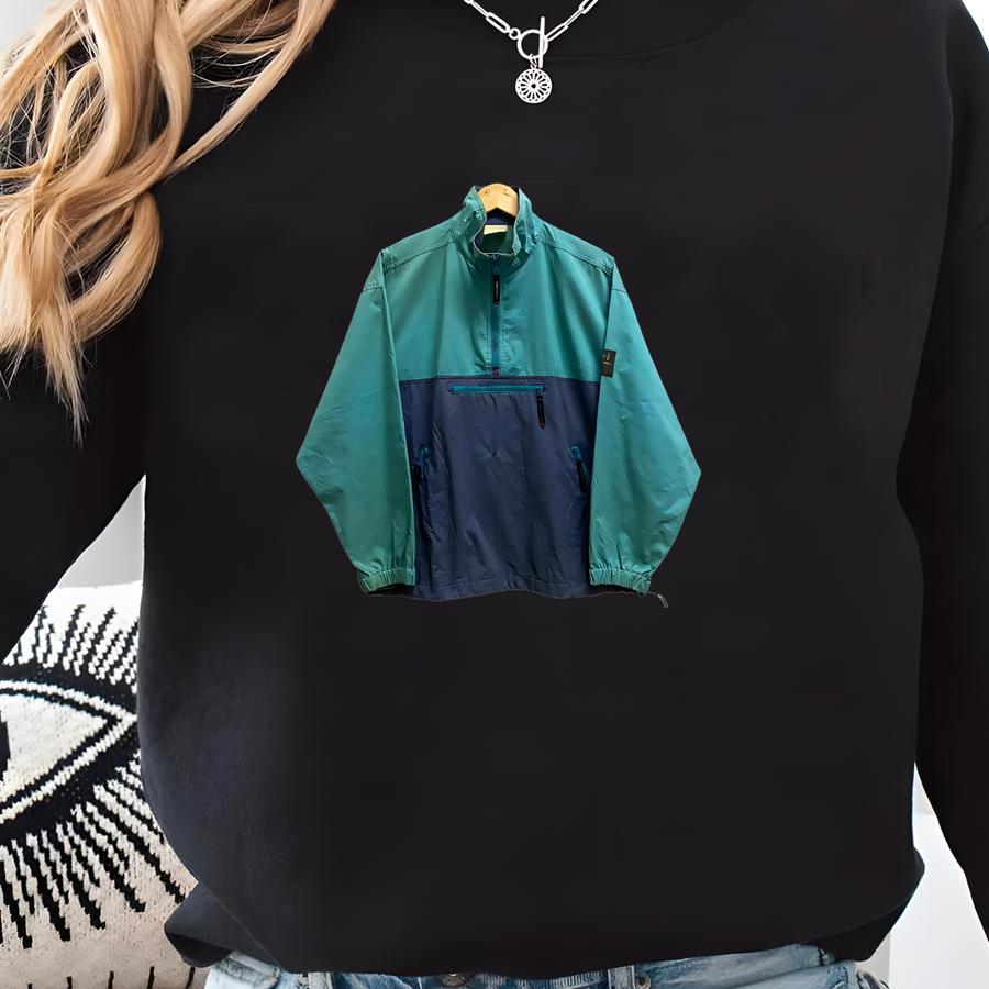 Vintage Y Hansen Windbreaker Y Hansen Crewneck Y Hansen Sweater Pullover Y Hansen Patches Logo Green Large Sweatshirt