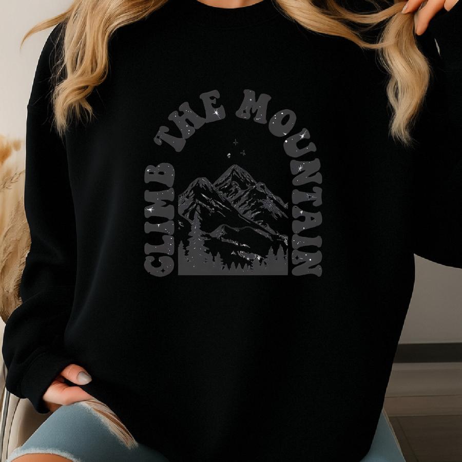 Climb The Mountain Acotar Acosf Jersey Short Sve Tee Sweatshirt