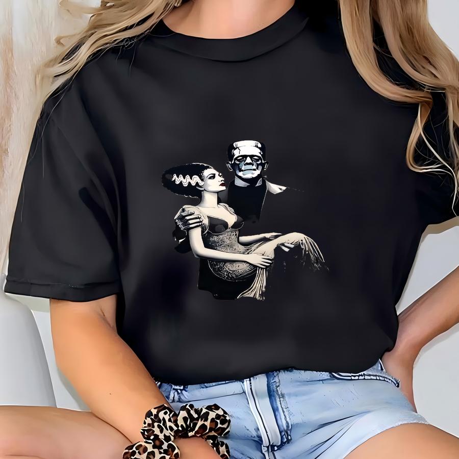 The Lovers Shirt, Retro Valentines Day Sweatshirt, Valentines Day Hoodie,horror Tarot Card,lovers Tarot Card,horror Tee,bride Of Frank Shirt T-shirt