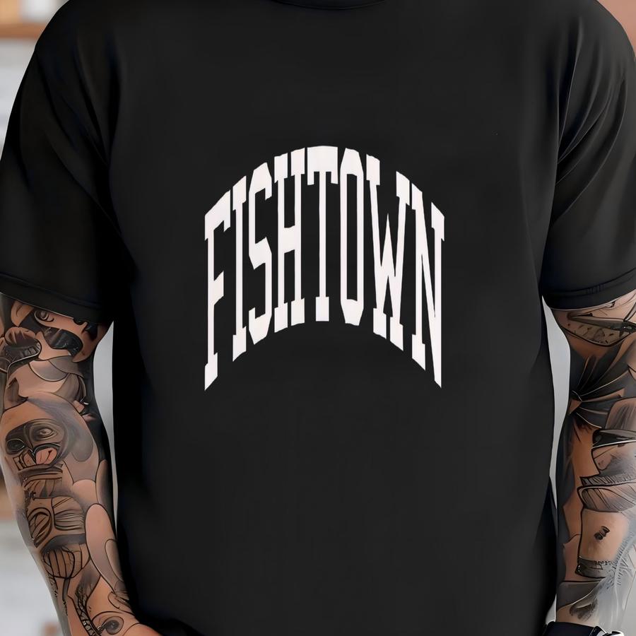 Fishtown Michigan Crewneck Sweatshirt T-shirt