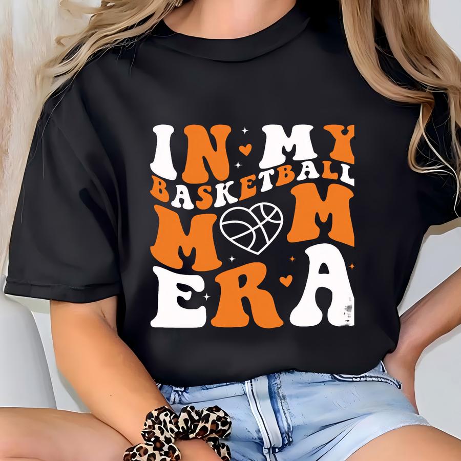 Custom Basketball Mom Era Hoodie: Sports Fan Gift T-shirt