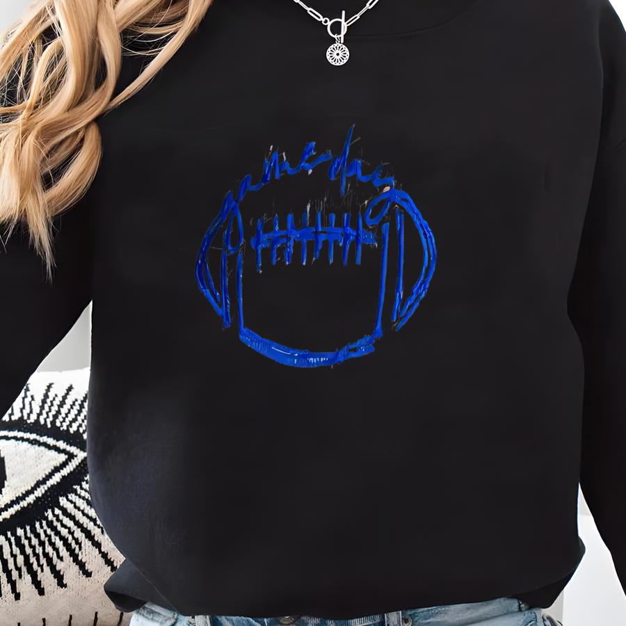 Custom Game Day Quarter Zip Sweatshirt - Custom Football Sweater - Womens Team Pullover Sweatshirt
