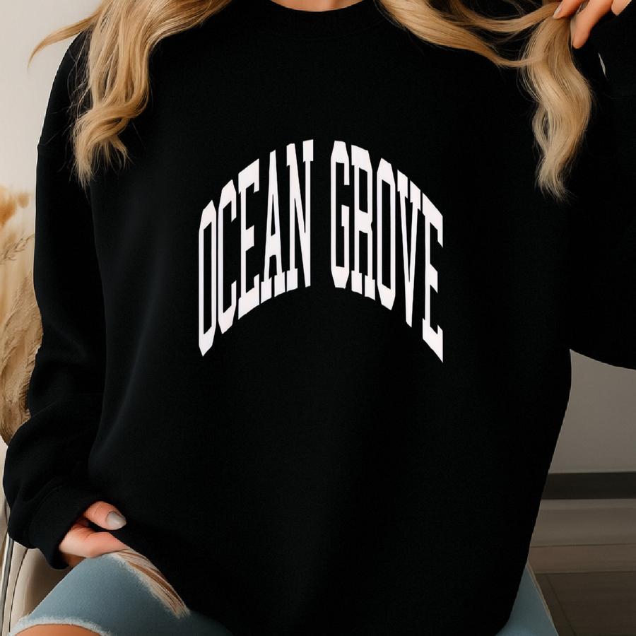 Ocean Grove New Jersey Crewneck Sweatshirt Sweatshirt