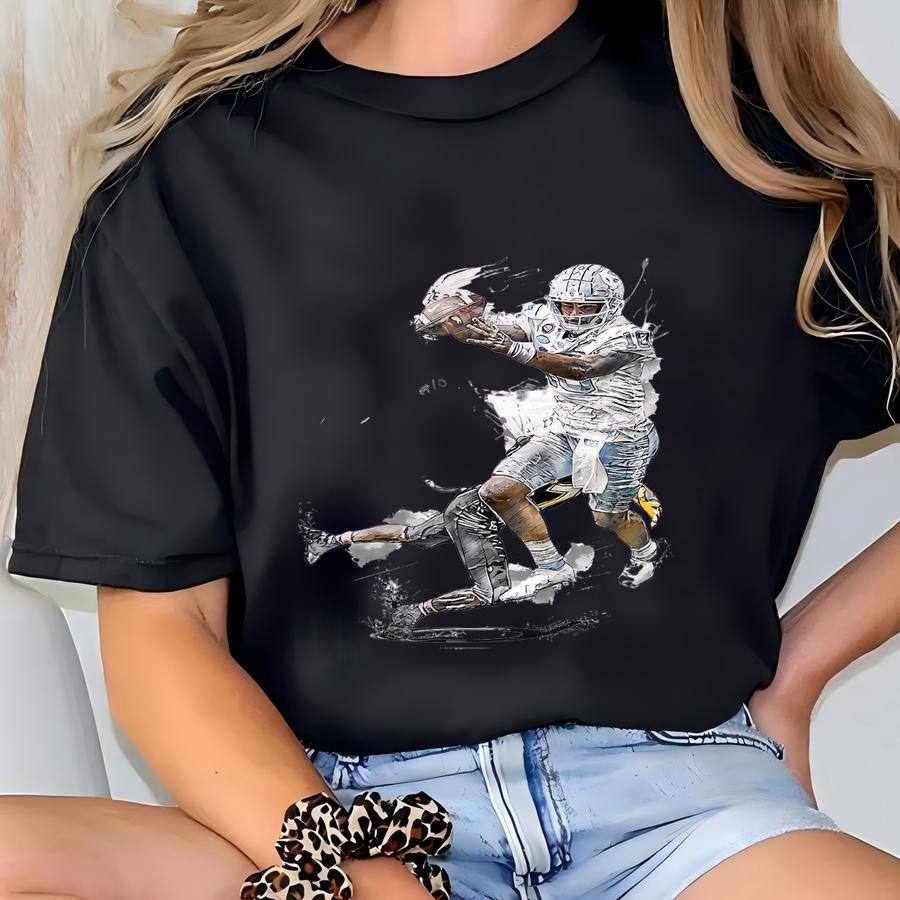 Drake Maye Poster North Carolina Tar Heels Wall Art Print College Football Sports Canvas Canvas Print Football Poster Home Decor H131 T-shirt