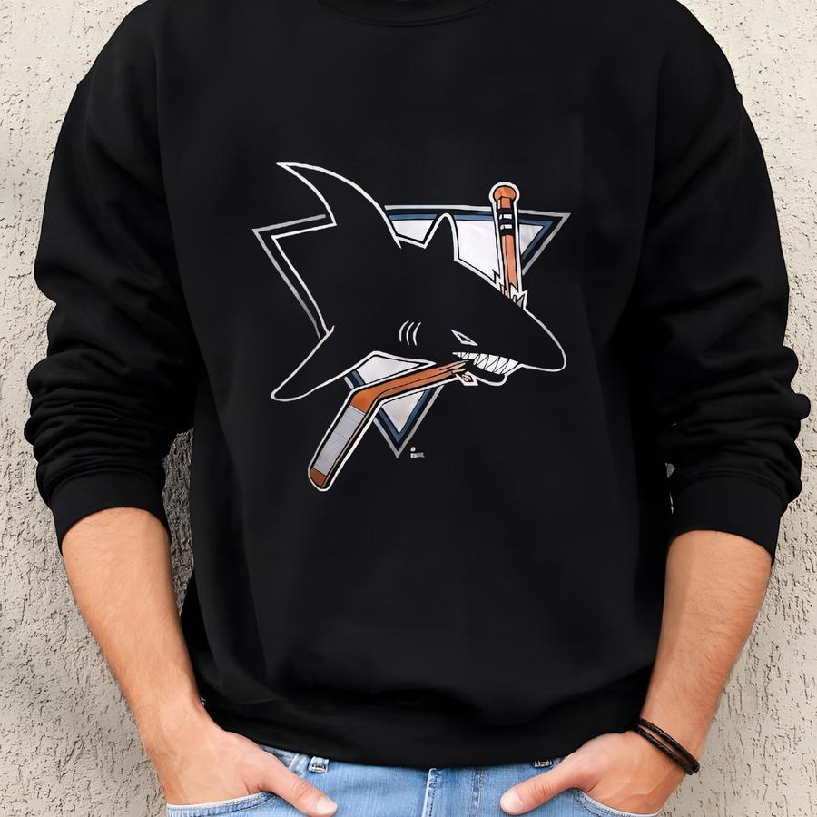 Vintage San Jose Sharks T-shirt Sweatshirt