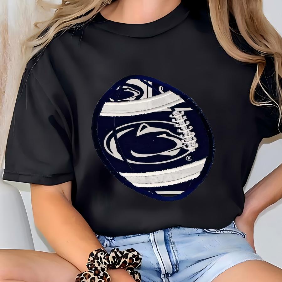 Three Kids 3 Colleges Custom House Divided Tee Sweatshirt Or Hoodie Wording Optional 3 - 6 Footballs T-shirt