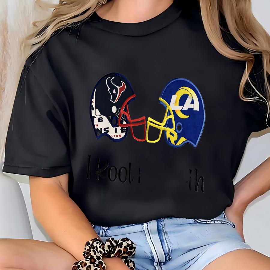 Game Day House Divided Professional Or College Football Team Tee Customized Wording T-shirt