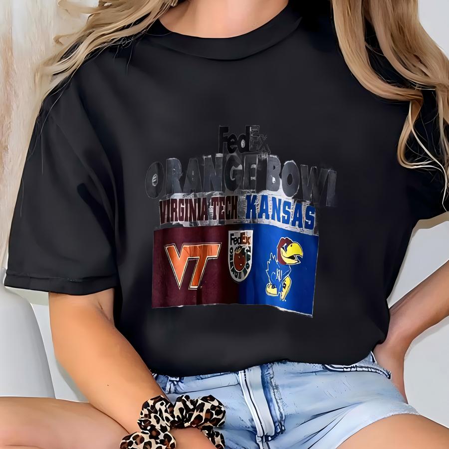 Vintage Orange Bowl Hoodie T-shirt