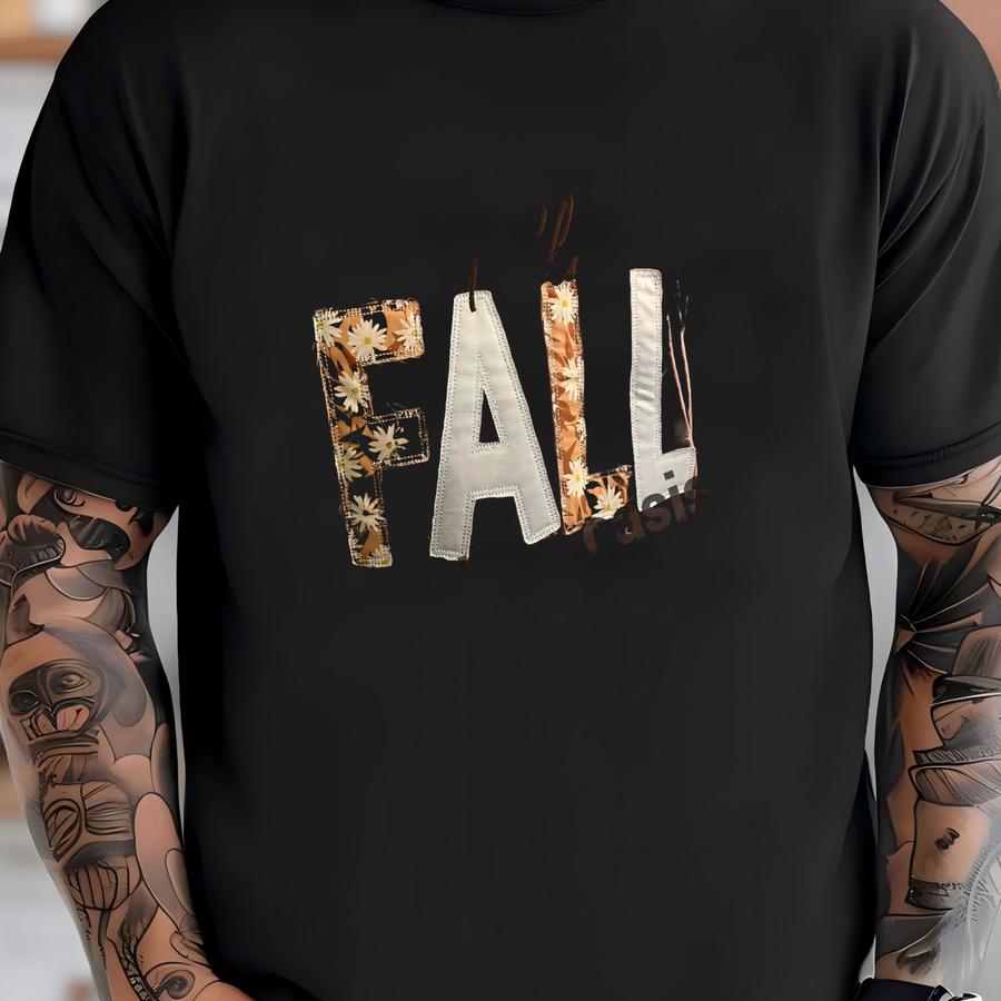 O Fall Applique Tee, Y, Fall, Autumn, Spooky Season, Halloween, Pumpkin Spice, Girl Gift, Women's Gift, Fall Shirt, Pumpkin T-shirt