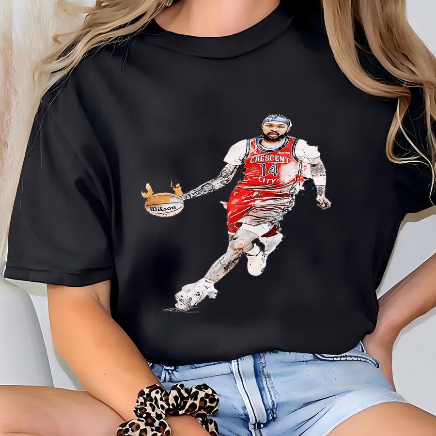 Brandon Ingram Poster New Orleans Pelicans Wall Art Print Basketball Sports Poster Print Framed Poster Basketball Poster Home Decor H8 T-shirt