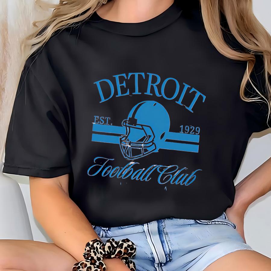 Detroit Football Lion Mascot Sweatshirt, Detroit Football Tee, Detroit Football Shirt, Detroit Sweater, Sunday Football, Tailgate Game Day T-shirt