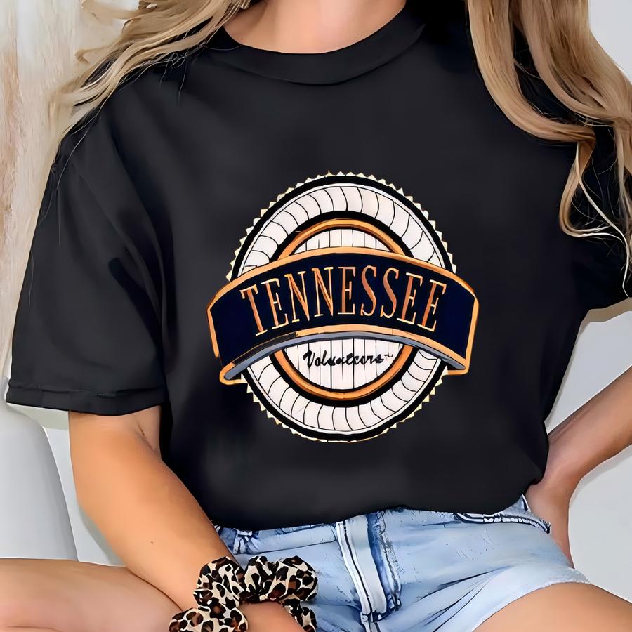 90s Ncaa University Of Tennessee ‘volunteers’ Crewneck Sweatshirt Y Logo Orange Color Men’s Xl T-shirt