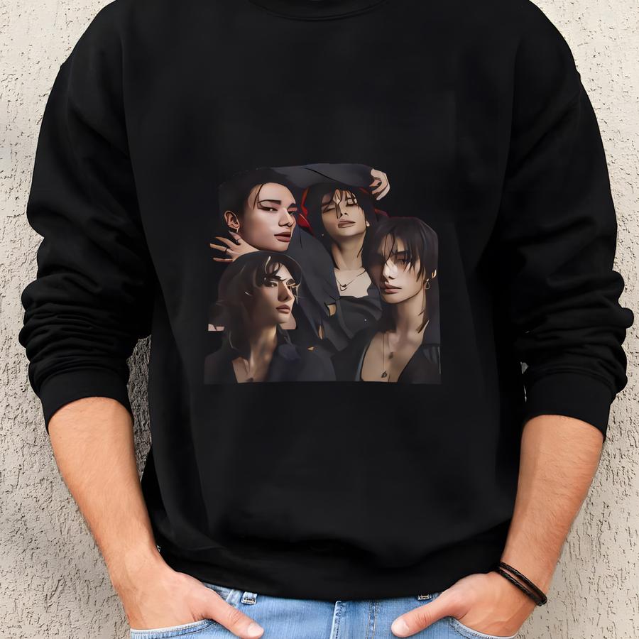 Hyunjin Skz Sweatshirt, Kpop Fan Gift, Kpop Merch, Korean Pop Music Jumper, Kpop Fan Apparel, Kpop Lover Sweatshirt, Kpop Stan Sweatshirt