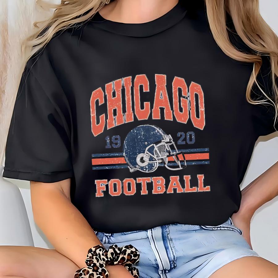 Chicago Football 1920 Hoodie: Vintage Style Chicago Sweatshirts T-shirt