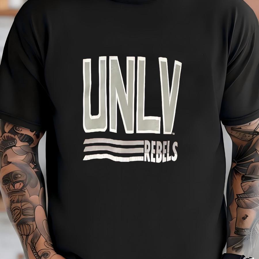 Vintage 80s Unlv Rebels Boxy Fit Sweatshirt - Sz L - T-shirt