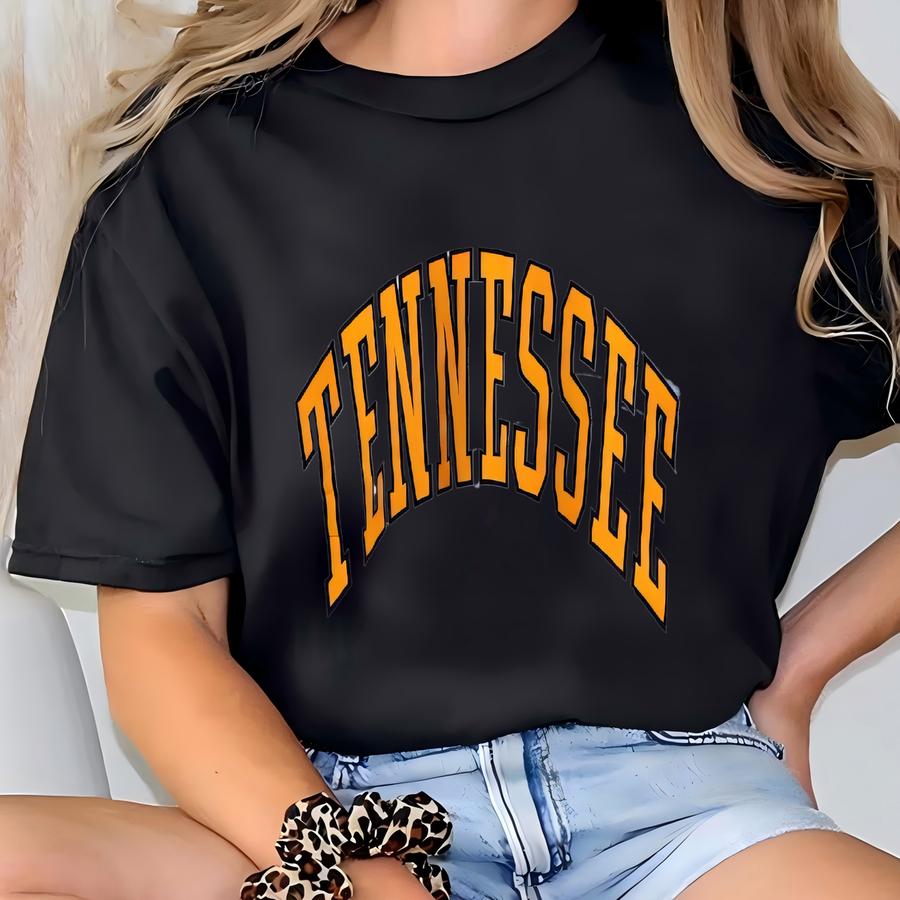 90s Ncaa University Of Tennessee ‘volunteers’ Crewneck Sweatshirt Print Logo Grey Color Men’s S T-shirt