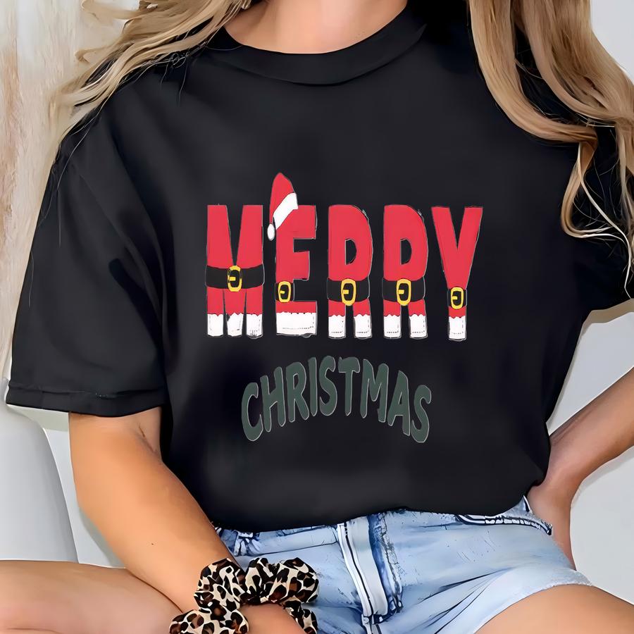 Merry Christmas Shirt: Santa Tee T-shirt