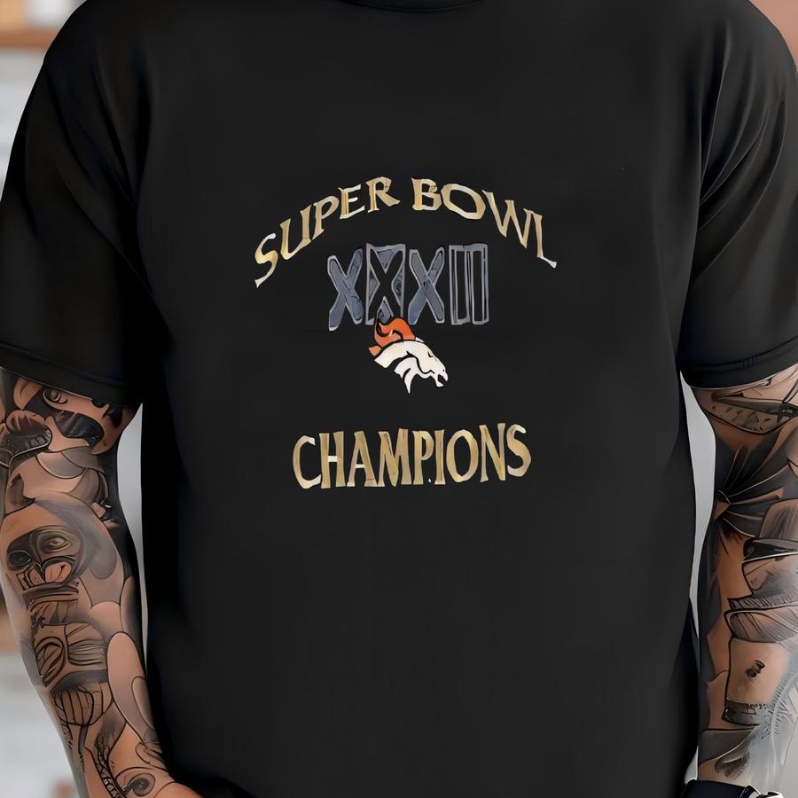 Men's Vintage 90's Denver Broncos Super Bowl Champs Crewneck Sweatshirt Sz M T-shirt